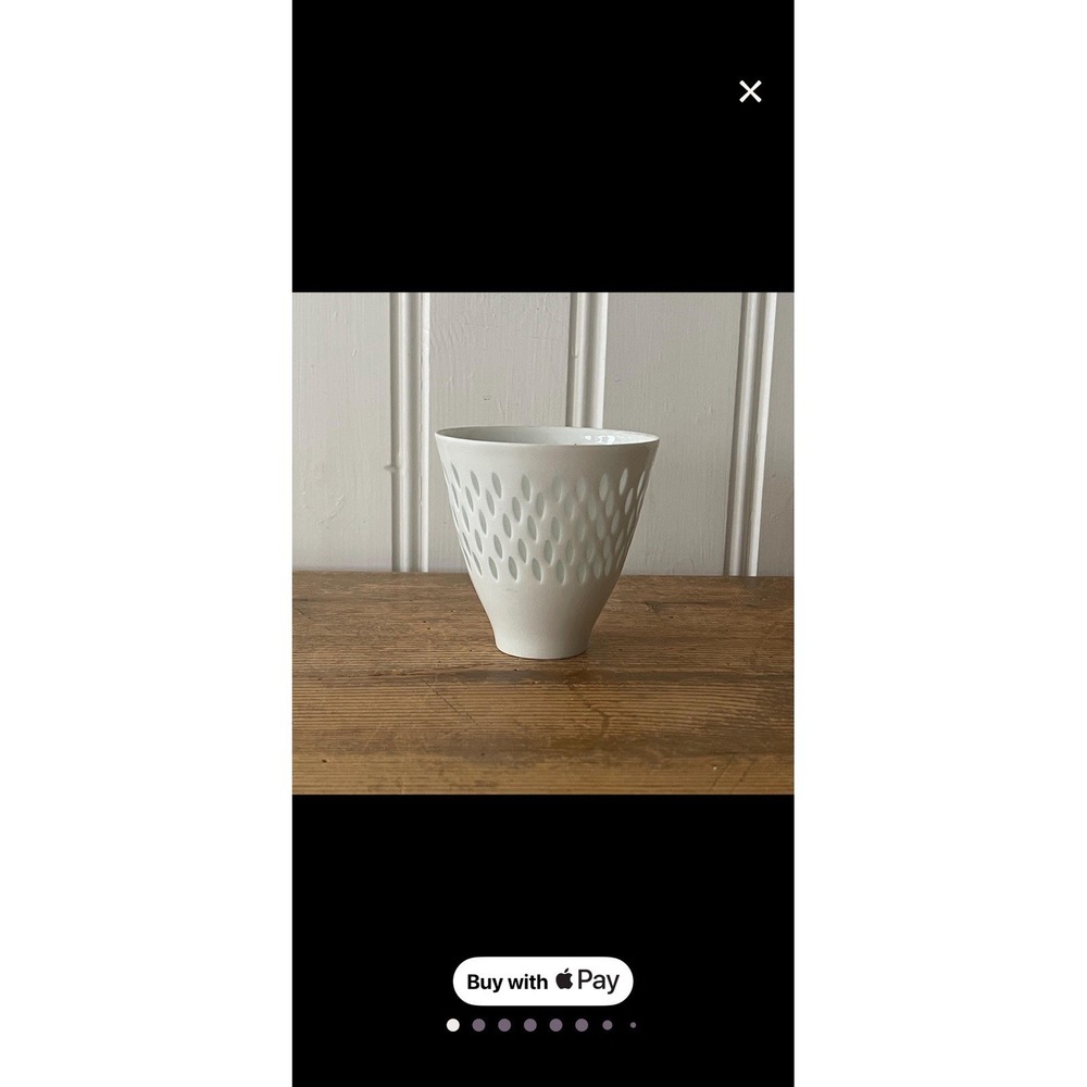 Vintage Cup Goblet Rice Porcelain Fried Holzer Kjellberg Arabia Finland